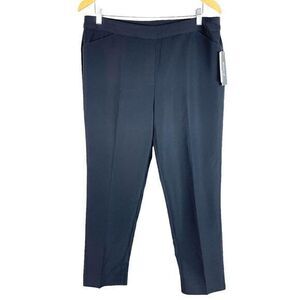 NEW Zac & Rachel Bond‎ 18 Dress Pants Womens 12 Black Ankle Polyester Stretch